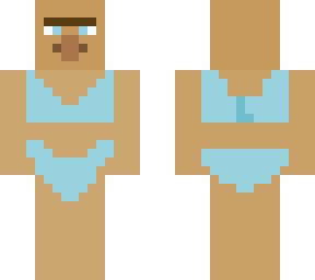 villager in swimsuit