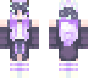 violet neko (base not mine, just edited) <3 valentine's skin