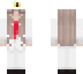 white suit bee keeper