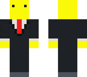 yellow guy in a suit