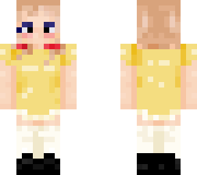 yellow mod dress