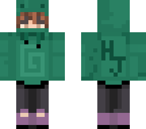 (double skin) bo in frog sweater (tshirt under sweater)