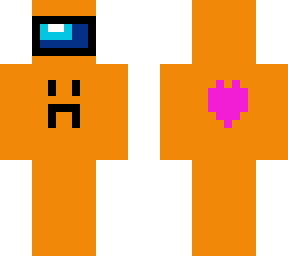 among us crew mate lonely orange