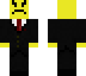 angry emoji in suit