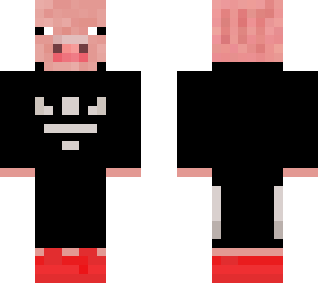 black adidas pig