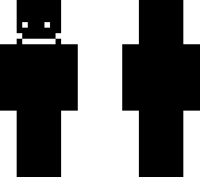 black and white face