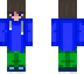 blue hoodie
