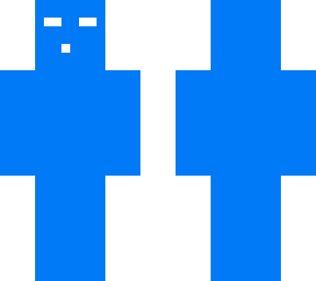 blue person