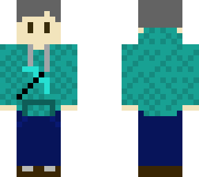 blue pickaxe shirt