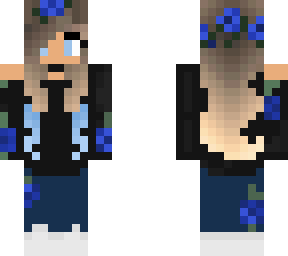 blue rose girl