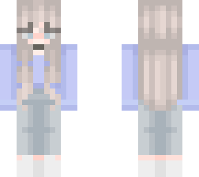 blue sweater girl