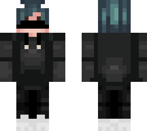 boy with blue hair