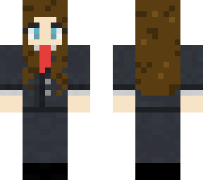 brunette girl in jschlatt suit <3