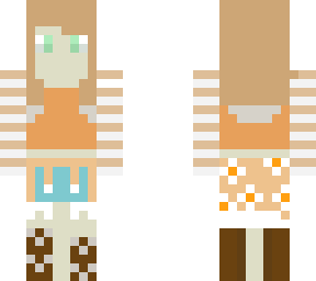 cute orange and white girl (with sweater)