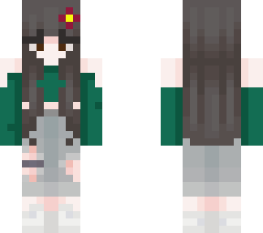 cute viridian dressed girl :)
