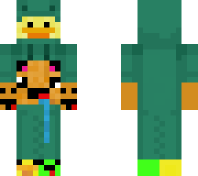 duck?frog?tiger skin thing???