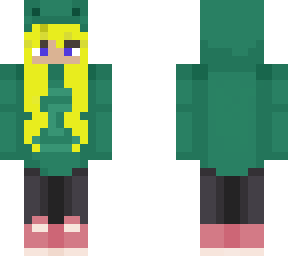 frog hoodie girl