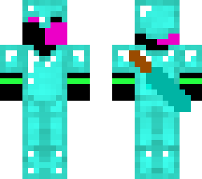 full dajmond armor boy