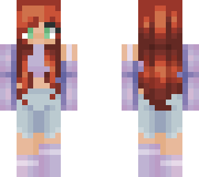 ginger purple sweater