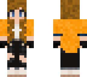 girl in orange