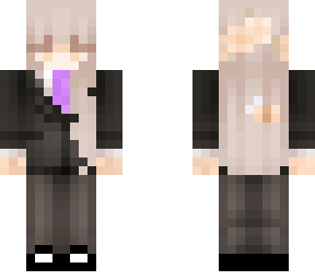 girl with suit