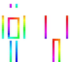 glow skin white/black