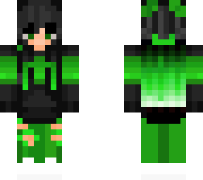 green gamer girl  8-)