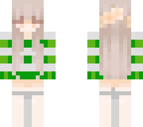 green white girl skin