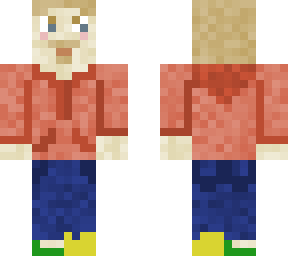 guy with a mustache & red hoodie