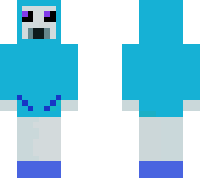 icy skin/seal in hoodie