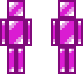 magenta shiny cube