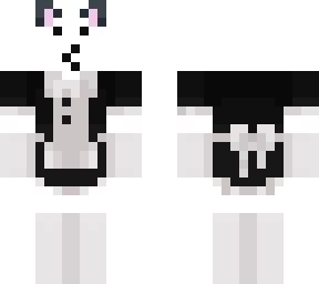momero in a maid suit