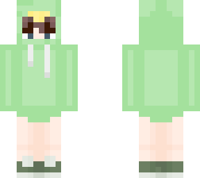 my duck skin but with a person under it