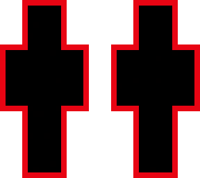 new boxed style red and black
