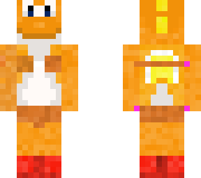 orange yoshi coconut bikini