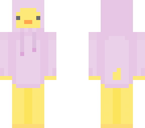 pink duck hoodie