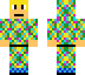 pixel boy rainbow