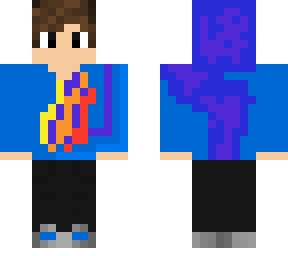 prestonplayz purple minecraft character