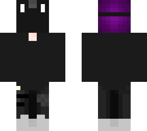 purple bunny mask boy