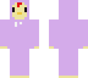 purple chicken onesie