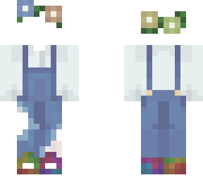 rainbow overalls
