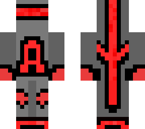 red and black