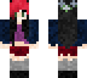 red/black hair girl