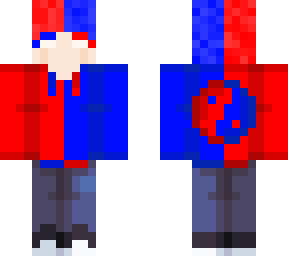 red blue