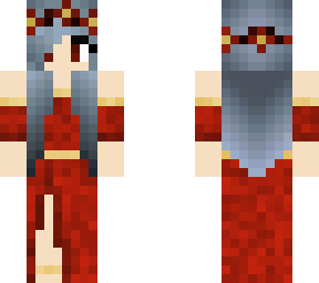 red dress