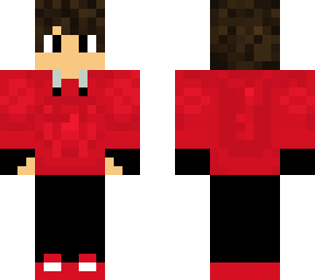 red hoodie