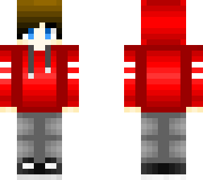 red hoodie
