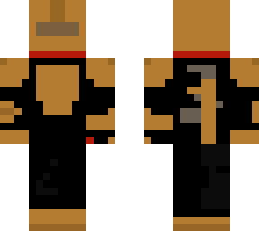 red person but in cool armor