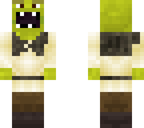shrek with a big mouth