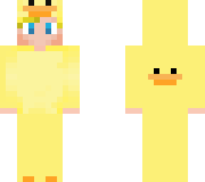 simja in a duck suit